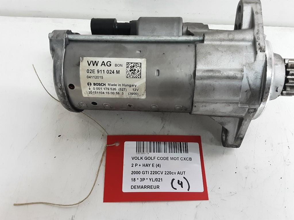 DÉMARREUR Volkswagen Golf VII (AUA) (02E911024M), Volkswagen, Mevr. I. Hauben, Utilisé, Rue de l'Espoir 34 34
4030  GRIVEGNÉE, BE