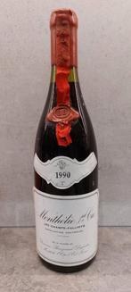 Monthélie de Bourgogne 1cru Les Champs Fulliots 1990, Collections, Vins, Pleine, Enlèvement, France, Vin rouge