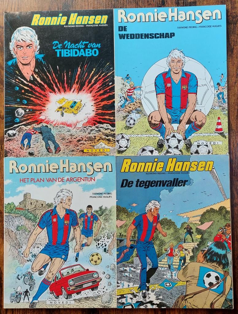 Strips - Raymond Reding - Ronnie Hansen, Livres, BD, Utilisé, Plusieurs BD, Enlèvement ou Envoi
