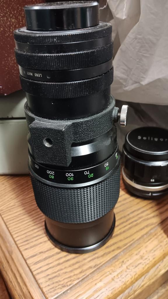 Vivitar lens, Ophalen