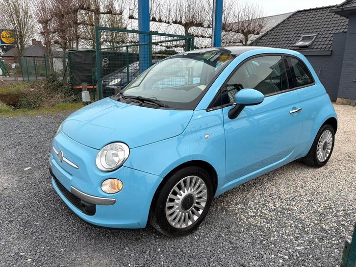 FIAT 500-PANODAK–CARPLAY-GEKEURD VOOR VERKOOP, Autos, Fiat, Particulier, Caméra de recul, Phares directionnels, Régulateur de distance