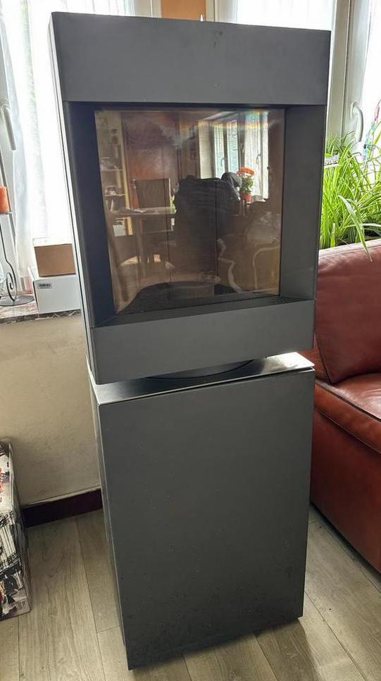 STUV P10 - poele a pellets, Huis en Inrichting, Kachels, Gebruikt, Pelletkachel, Ophalen