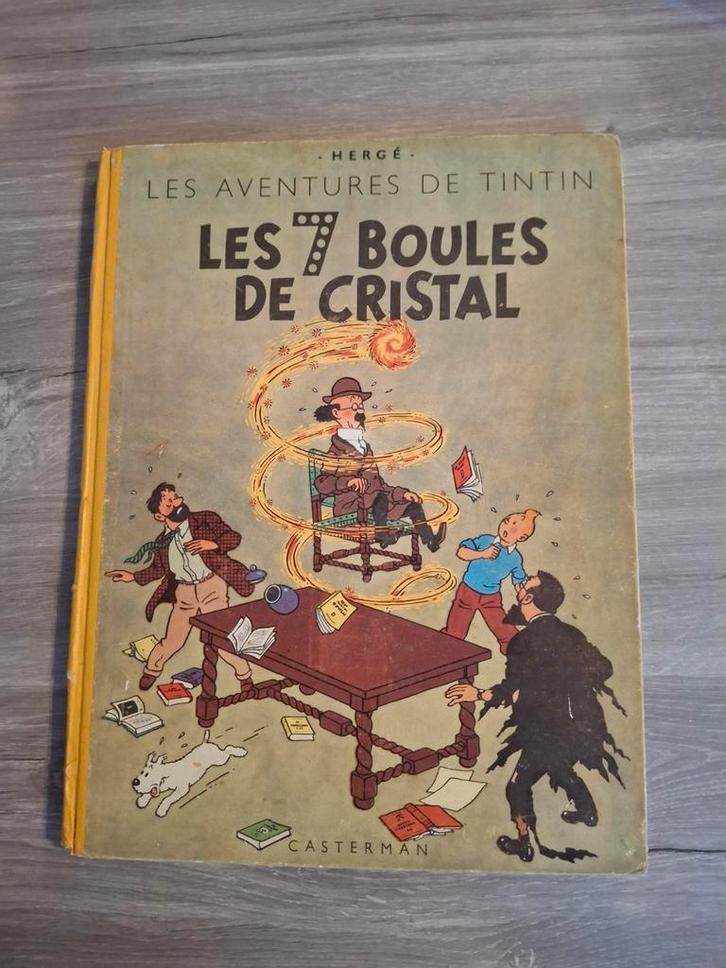 Kuifje De 7 kristallen bollen B2, Hobby en Vrije tijd, Scrapbooking, Gebruikt, Album of Boek, Overige merken, Ophalen of Verzenden