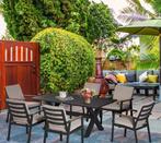 2 chaises de jardin métal avec coussins (NEUVES) 125 €, Jardin & Terrasse, Enlèvement, Neuf, Métal