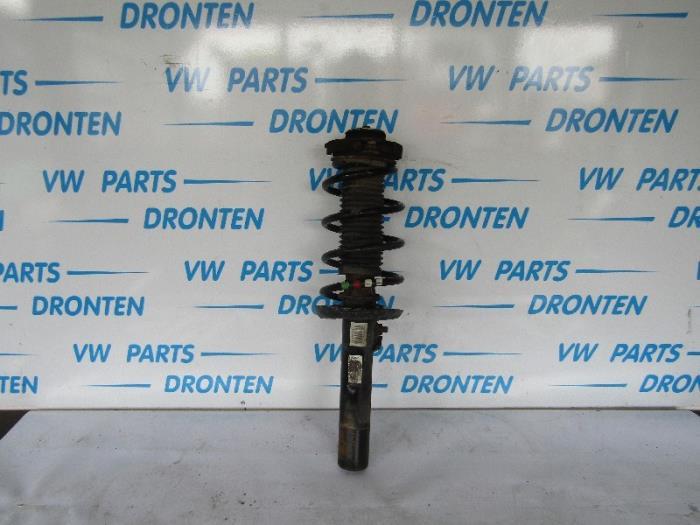 Schokdemperpoot links-voor van een Volkswagen Caddy, Gebruikt, -, Volkswagen, -