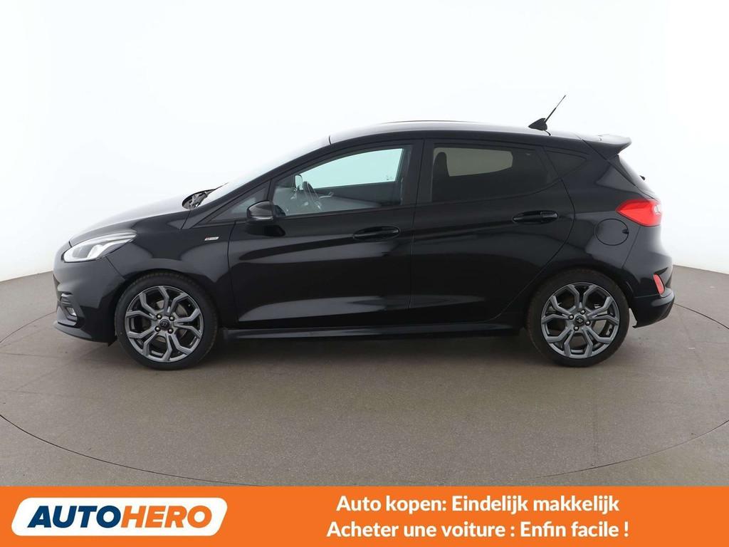 Ford Fiesta 1.0 EcoBoost ST-Line (bj 2020, automaat), Auto's, Stof, Zwart, USB, 5 deurs