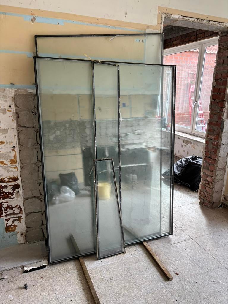 GRATIS: MOET ZO SNEL MOGELIJK WEG - glas veranda (dubbel), Doe-het-zelf en Bouw, Ophalen, Zo goed als nieuw