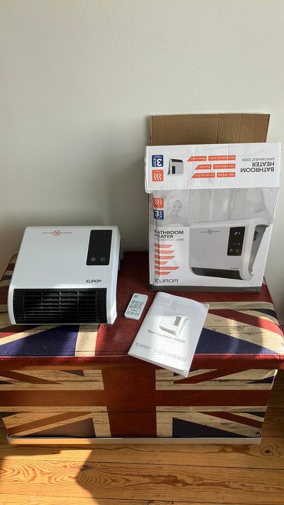 Eurom badkamer verwarming 1000 / 2000 Watt, Audio, Tv en Foto, Fotografie | Fotopapier, Zo goed als nieuw, Ophalen