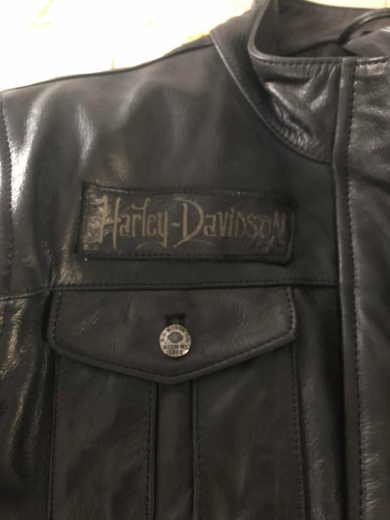 Leder motorjas dames Harley Davidson, Ophalen, Nieuw zonder kaartje, Dames, Jas | leer