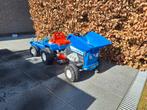 Electrische tractor met wagen, Kinderen en Baby's, Ophalen, Zo goed als nieuw