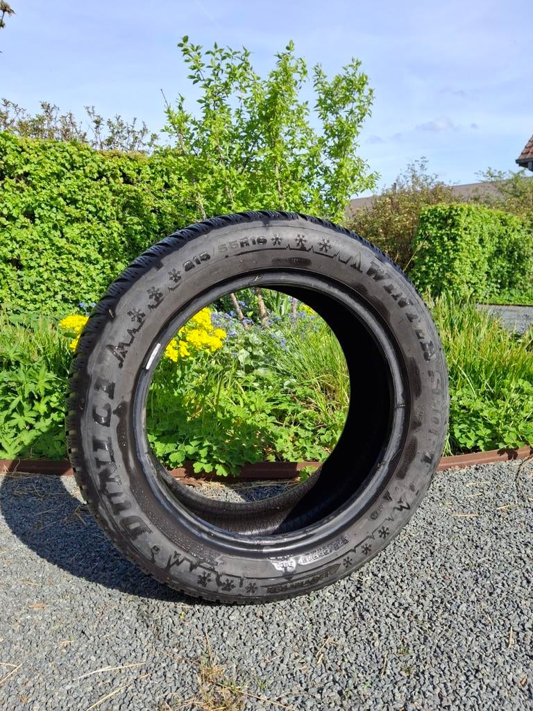 4 Winterbanden auto DUNLOP, Enlèvement