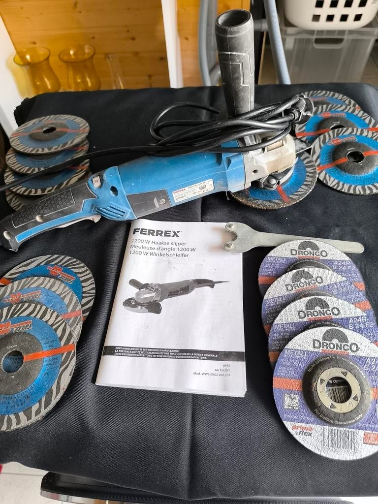 Haakse slijper, Enlèvement