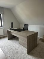 Modulair hoekbureau met kast - licht eiken / houtlook, Ophalen, Zo goed als nieuw
