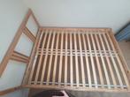IKEA bedframe + lattenbodem (140x200) – klaar voor gebruik, Huis en Inrichting, Slaapkamer | Bedden, Ophalen, Gebruikt, Beige