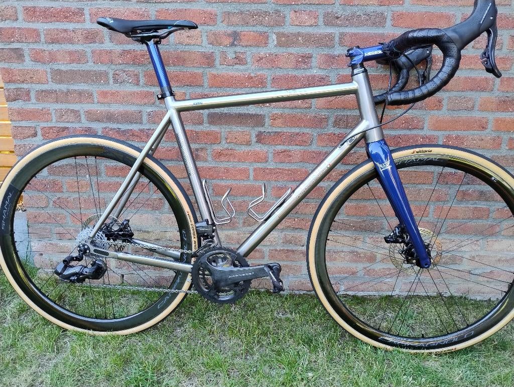 Legend Il Re titanium frameset racefiets/Endurance/gravel, 28 inch, Gebruikt, 57 tot 61 cm, Meer dan 20 versnellingen
