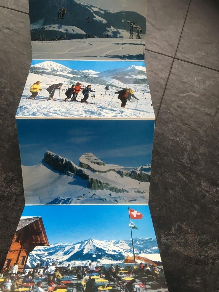 12 photos Leysin - Suisse - neige, Collections, Photos & Gravures, Enlèvement ou Envoi