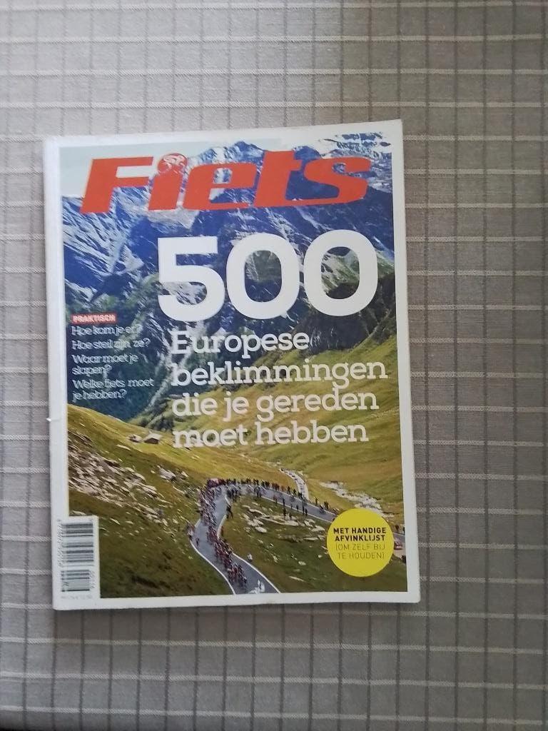 500 Europese beklimmingen die je moet gereden hebben, Boeken, Sportboeken, Ophalen, Nieuw