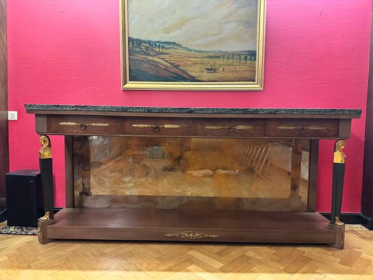 Uniek Empire wandmeubel/Altaar Napoleon stijl, Antiek en Kunst, Curiosa en Brocante, Ophalen