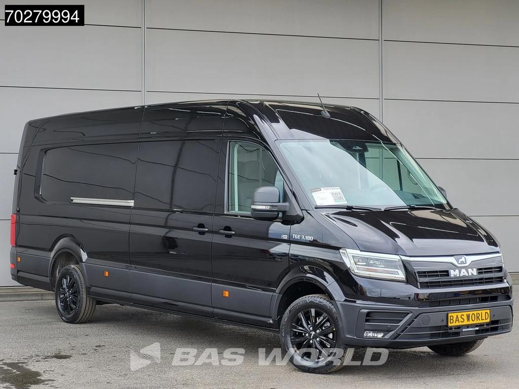 MAN TGE 3.180 Automaat L5H3 XL LED ACC Navi Airco Camera Par, Auto's, Bestelwagens en Lichte vracht, Automaat, Parkeercamera, Stof