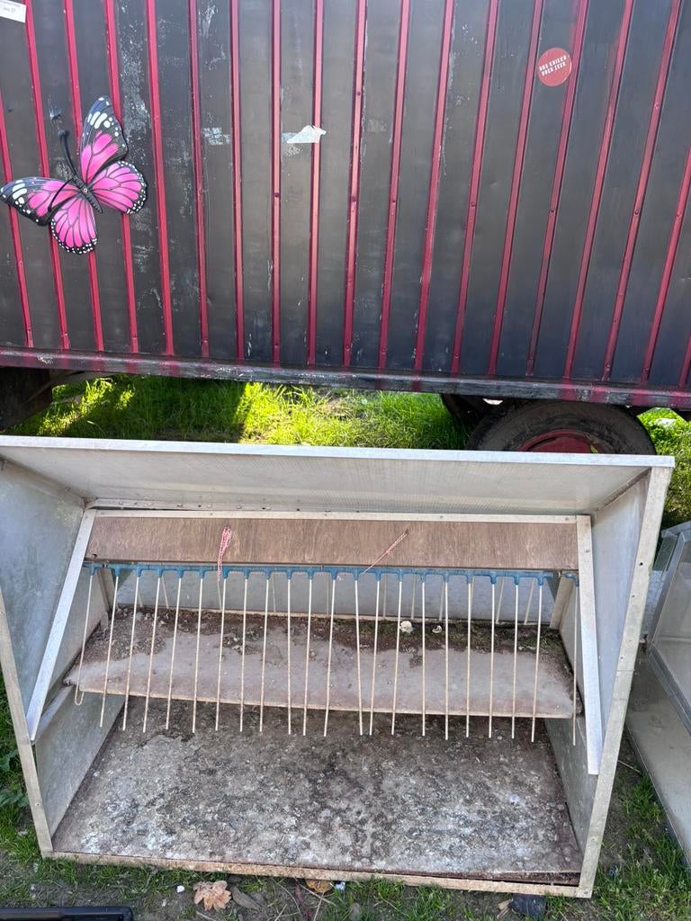 Spoetnik, Dieren en Toebehoren, Vogels | Hokken en Kooien, Ophalen, Gebruikt, Aluminium, Overige typen