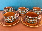 Boch Bernadette set 5 chocotassen, Antiek en Kunst, Ophalen of Verzenden