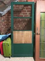 Houten vliegenraam, Ophalen, Gebruikt, 80 tot 100 cm, Hordeur