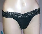 slip Elliena zwart Hunkemoller XS, Ophalen of Verzenden, Zwart, Slip
