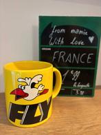 tasse vintage magasin Fly - Waechtersbach mug jaune, Enlèvement ou Envoi, Comme neuf, Céramique, Autres styles