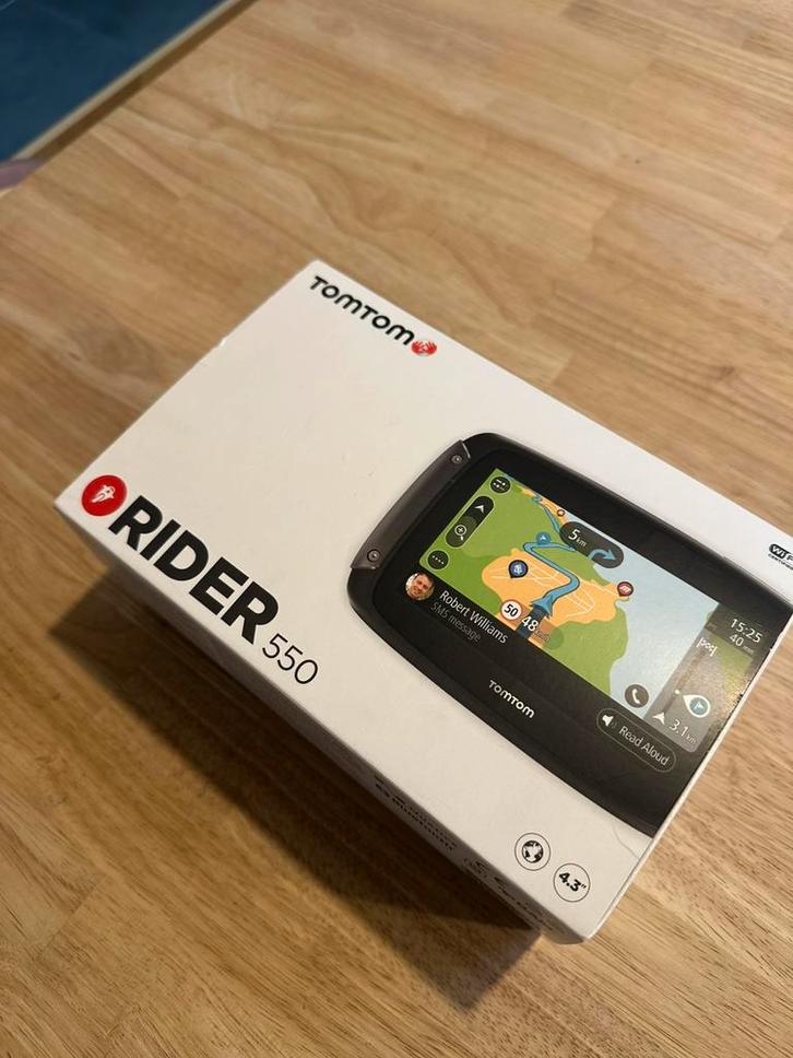 Tomtom rider 550 motornavigatie, Motoren, Accessoires | Navigatiesystemen, Zo goed als nieuw, Ophalen of Verzenden
