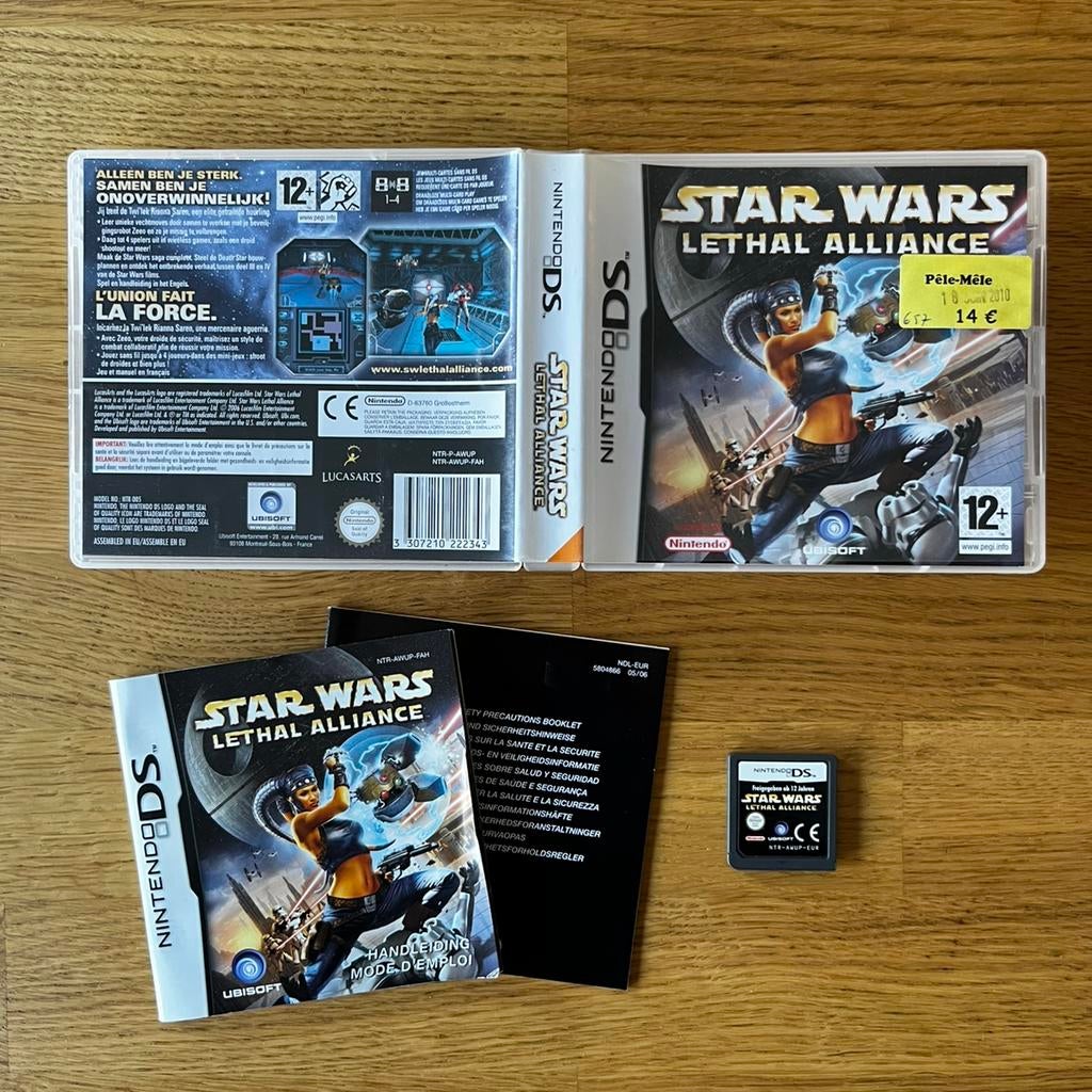 Star Wars Lethal Alliance-spel voor Nintendo DS, Ophalen of Verzenden, Gebruikt, Role Playing Game (Rpg), Vanaf 12 jaar