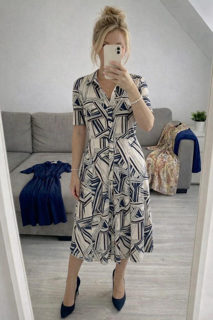 Mooie jurk van K-Design xl, Kleding | Dames, Jurken, K-design, Verzenden, Maat 46/48 (XL) of groter, Zo goed als nieuw