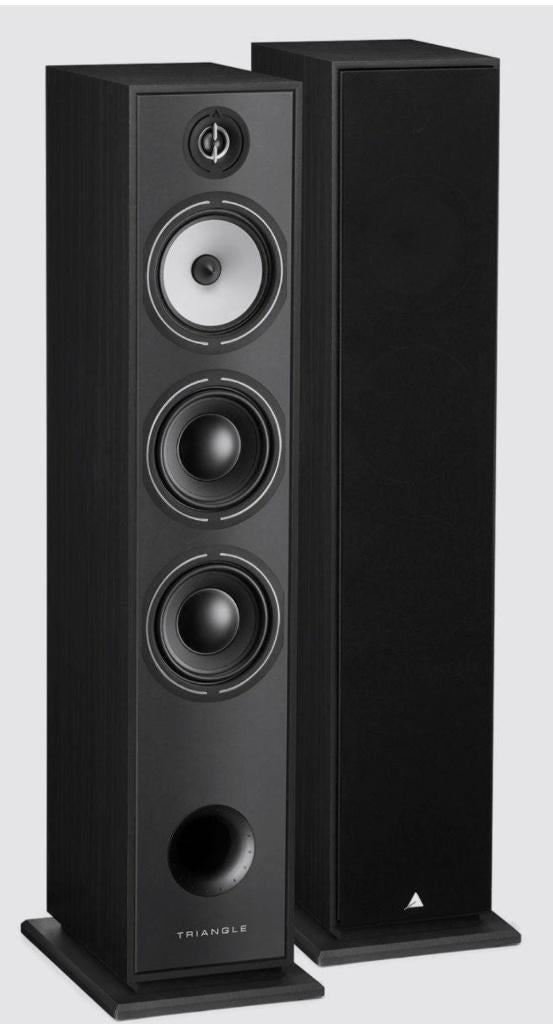 Ensemble d'enceintes Triangle Borea BR08 noires, TV, Hi-fi & Vidéo, Enceintes, Comme neuf, Enlèvement, 120 watts ou plus, Haut-parleur central