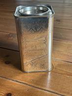 verzilverde "blikken" doos Seychelles, Verzamelen, Ophalen of Verzenden, Gebruikt, Thee, Overige merken