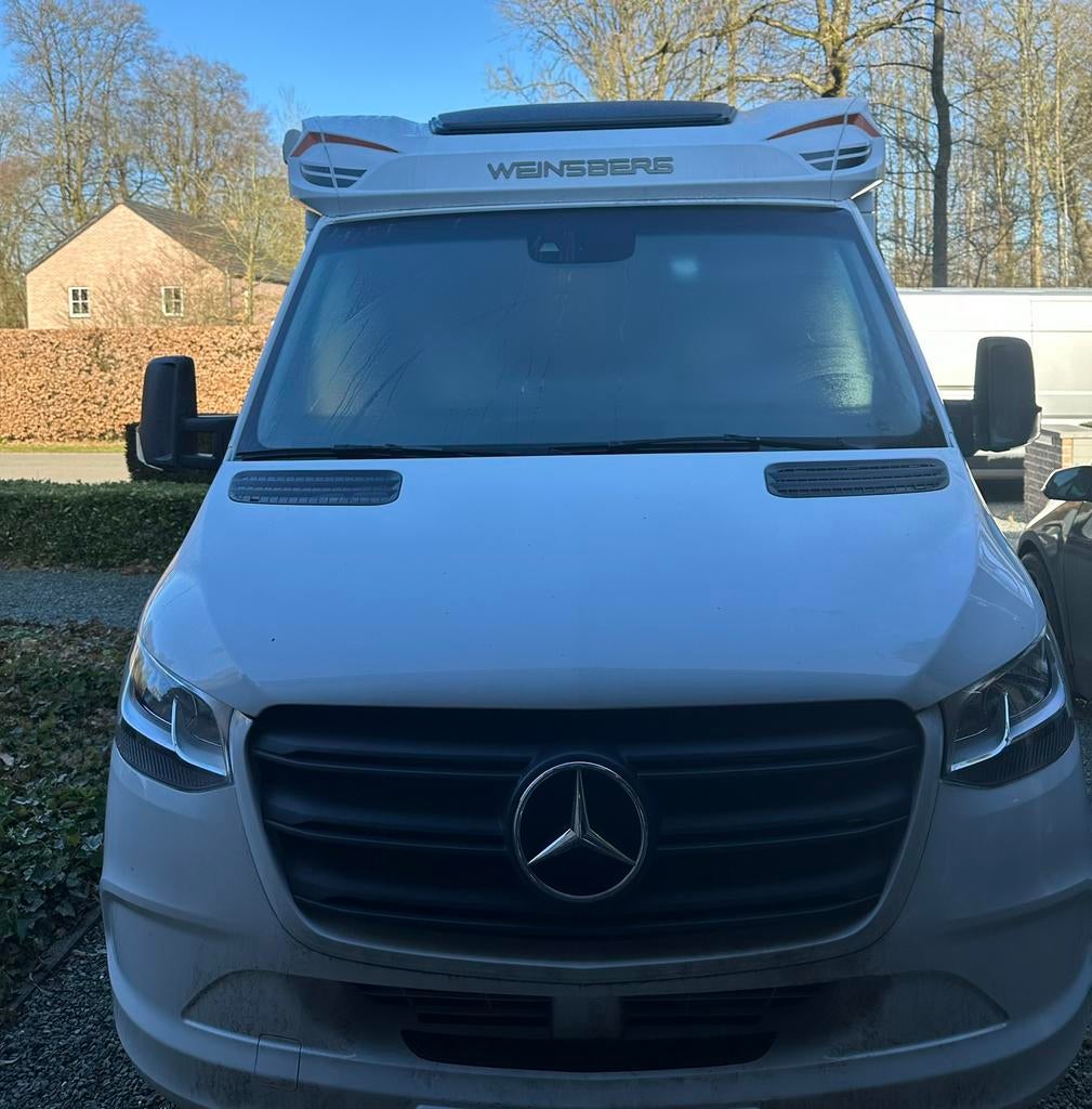 Weinsberg Mercedes caracompacte 7m, Caravans en Kamperen, Mobilhomes, Particulier, tot en met 3, Half-integraal, Weinsberg, Mercedes