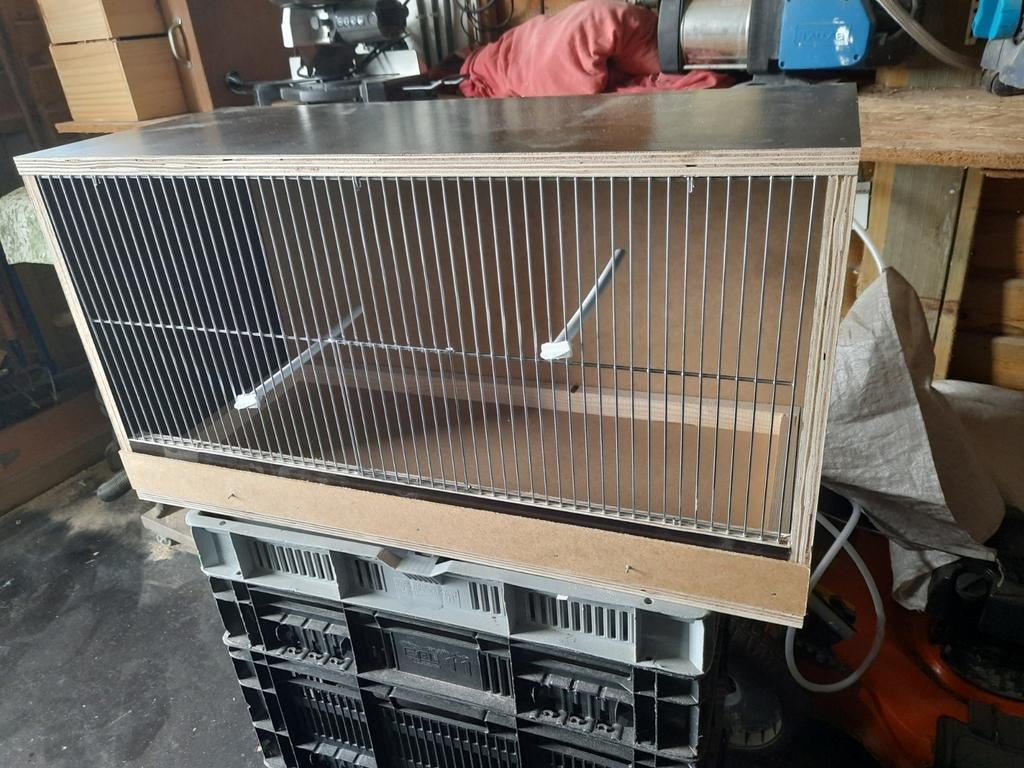 Nieuw vogelkooi, Enlèvement, Neuf, Bois, Cage à oiseaux