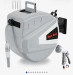 Haspel met handdouche 9 functies, 20 m + 2, Tuin en Terras, Tuinslangen, Ophalen, Nieuw