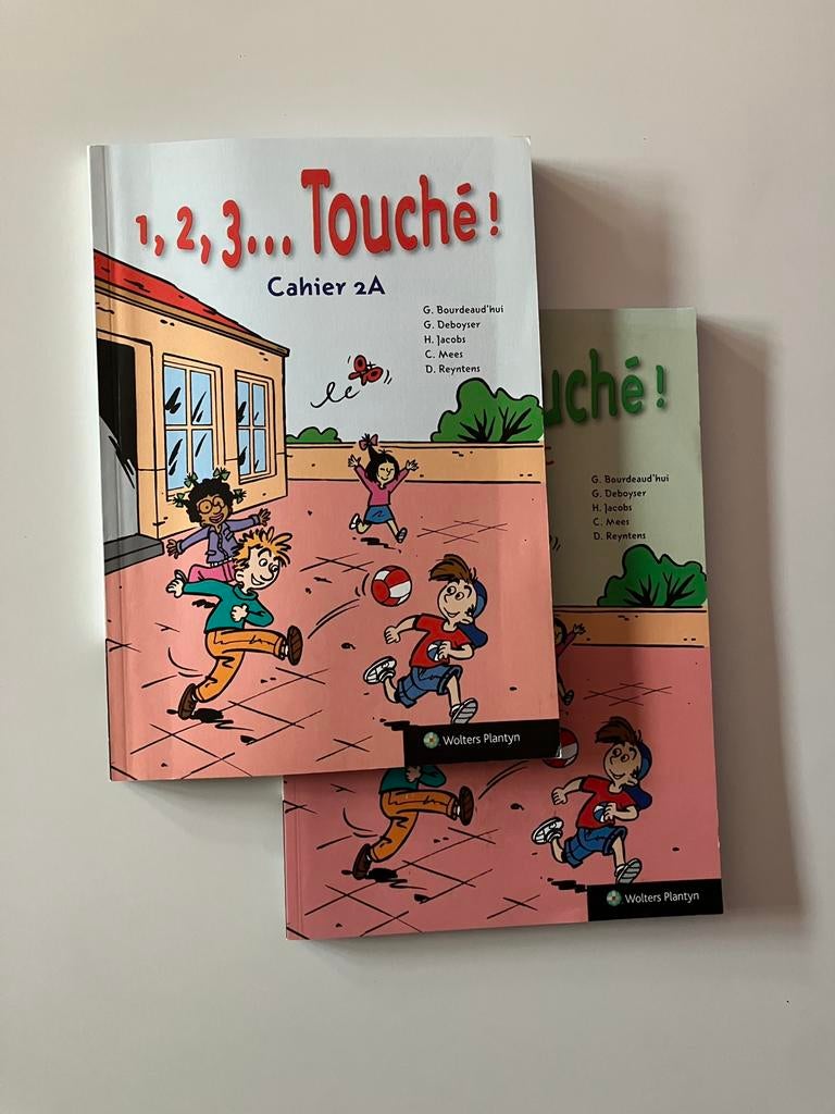 Lot de 2 cahiers d’exercices 1,2,3 Touché 2e primaire, Livres, Enlèvement ou Envoi, Comme neuf