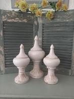 3 decoratie stukken 1x 39cm en 2x 31,5cm hoog, Enlèvement ou Envoi