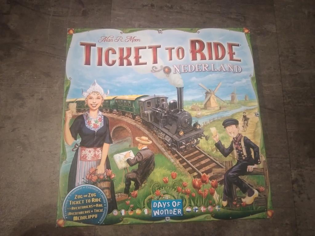 Ticket to ride - uitbreiding Nederland, Drie of vier spelers, Ophalen, Zo goed als nieuw, Days of Wonder