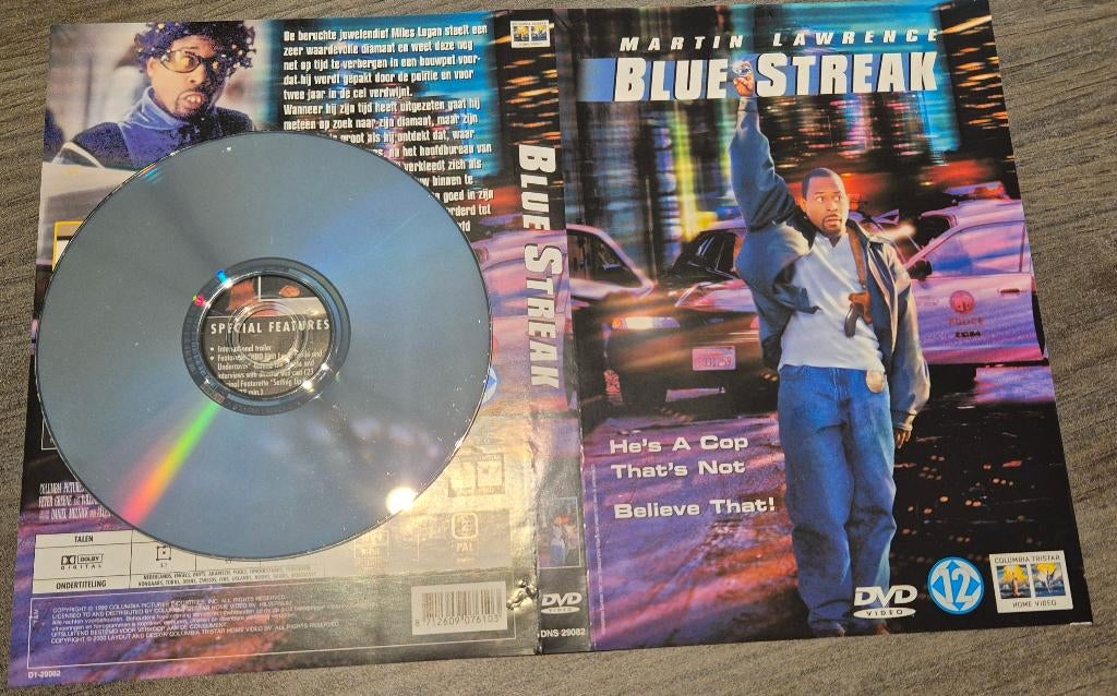 Blue streak, CD & DVD, DVD | Action, Comme neuf, Comédie d'action, À partir de 12 ans, Enlèvement ou Envoi