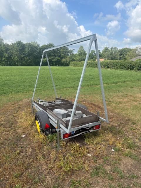 Reclameaanhanger, Ophalen, Zo goed als nieuw