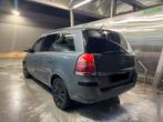 Opel zafira 1,6 benzine met keuring vvk, zetelverw, 7 plaats, Argent ou Gris, 7 places, Boîte manuelle, Noir