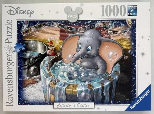 Ravensburger Disney Dumbo Collector's Edition Puzzel 1000 st, Verzenden, 500 t/m 1500 stukjes, Zo goed als nieuw, Legpuzzel