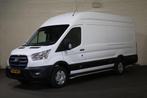 Ford E-Transit 350 L4 H3 Trend 68 kWh Post NL Inrichting, Auto's, Automaat, Wit, Elektrisch, Ford