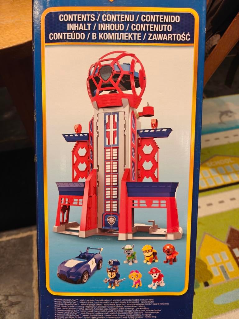 Paw Patrol the movie toren, Ophalen
