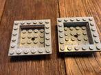 Lego Cockpit 6 x 6 x 1 1/3 Cabin Base light gray 2st / 665-6, Enlèvement ou Envoi, Utilisé, Briques en vrac, Lego