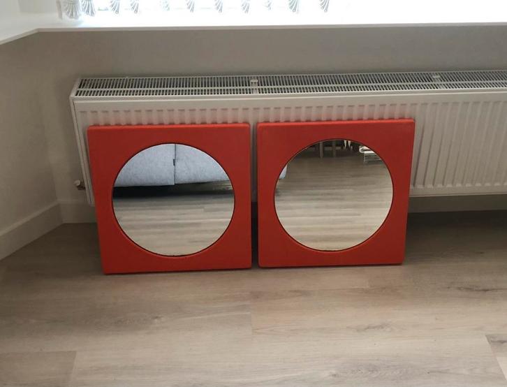 Jaren 70 vintage spiegels set 140€, Huis en Inrichting, Overige Huis en Inrichting, Gebruikt, Ophalen