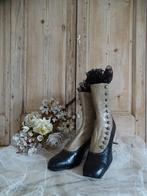 Lederen victoriaanse laarsjes, Antiek en Kunst, Antiek | Kleding en Textiel, Ophalen of Verzenden