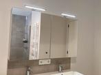 Badkamer spiegelkast met verlichting - zo goed als nieuw, Huis en Inrichting, Ophalen, Spiegelkast, 100 tot 150 cm, Zo goed als nieuw