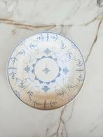 Antiek Villeroy & Boch bord - blauw wit - ca 1900, Huis en Inrichting, Keuken | Servies, Gebruikt, Ophalen of Verzenden, Bord(en)
